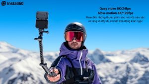 Ace Pro của Insta360 vinh dự khi là chiếc action camera đầu tiên hỗ trợ quay video 8K