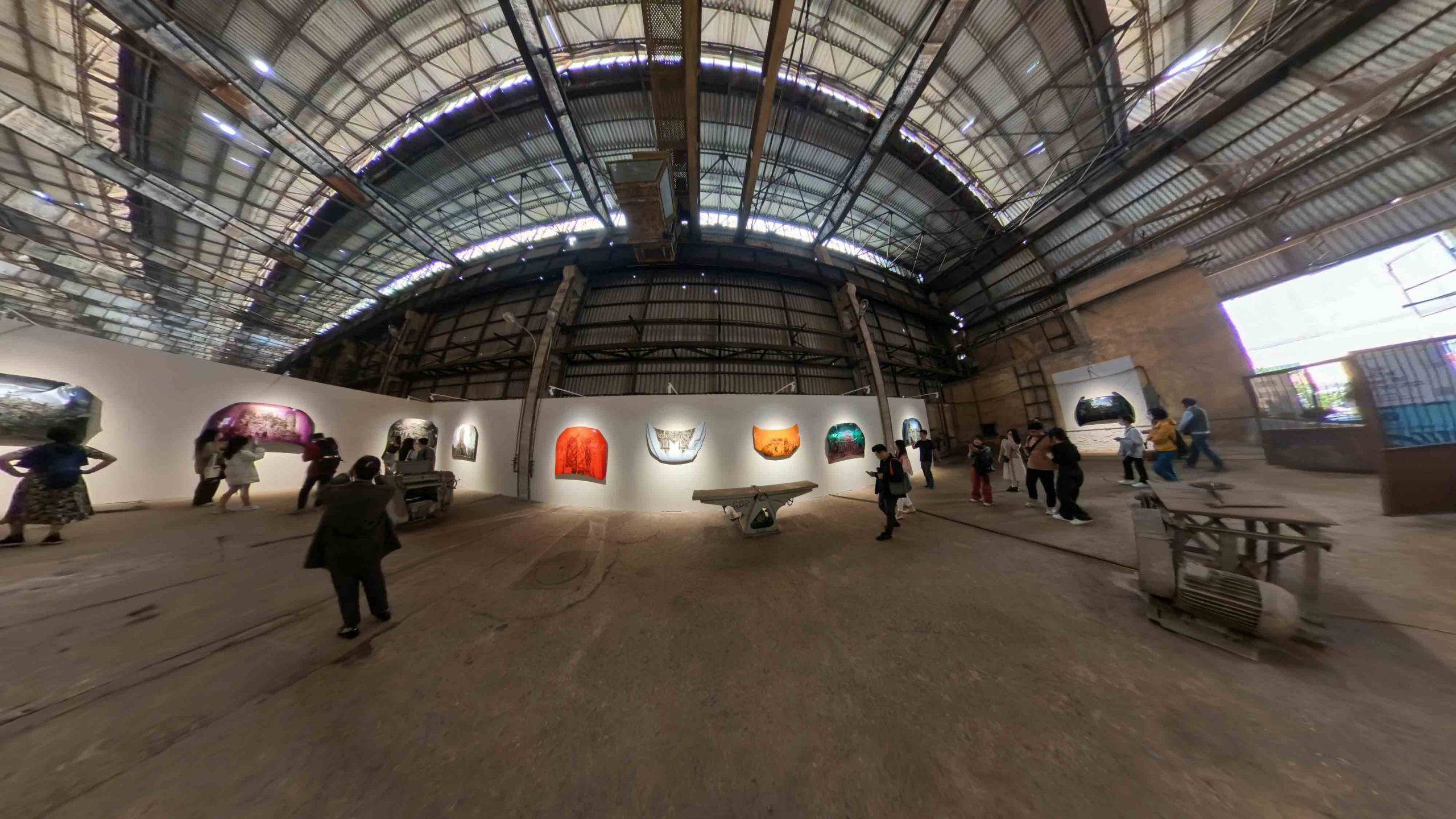 Hình ảnh 360 độ được ghi lại tại triển lãm “Thủy Phủ” bằng Insta360 X3