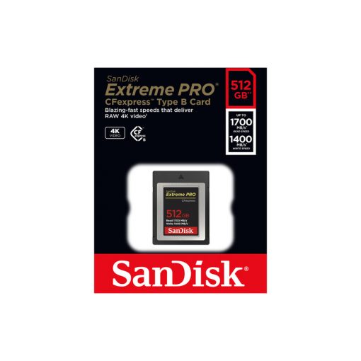 Thẻ nhớ CFexpress SanDisk Extreme Pro 512GB 1700MB/1400MB/s Type B - Hình ảnh 4