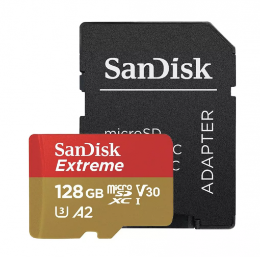 Thẻ MicroSDXC SanDisk Extreme 128GB 190MB/s V30 A2