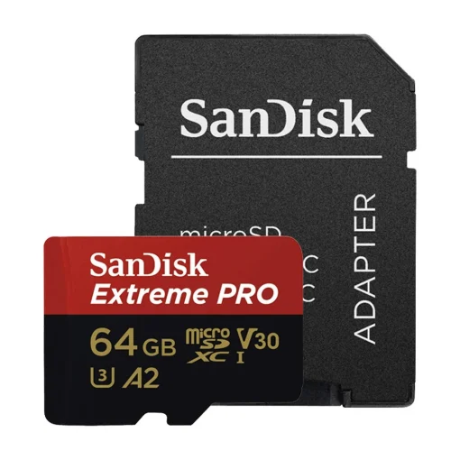 Thẻ SanDisk Extreme Pro 64GB MicroSDXC 200MB/s V30 A2 SDSQXCU-064G-GN6MA - Hình ảnh 2