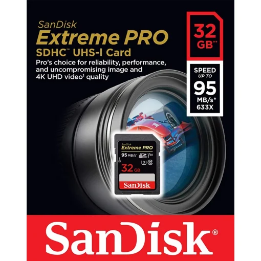 Thẻ nhớ SDHC SanDisk 95MB/s 32GB Extreme Pro U3 V30 633X SDSDXXG-032G-GN4IN - Hình ảnh 5