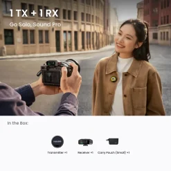 Alternative view of Insta360 Mic Pro (1TX+1RX)