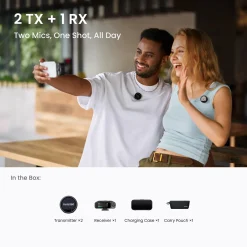 Alternative view of Insta360 Mic Pro (2TX+1RX)