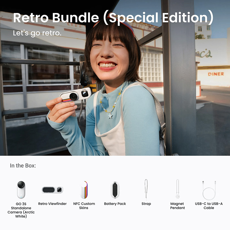 Insta360 GO 3S Retro Bundle – 128GB